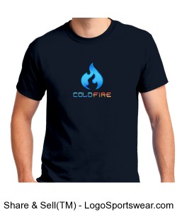 Coldfire T-shirt Navy Design Zoom