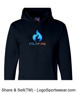Coldfire Hoodie Navy Design Zoom