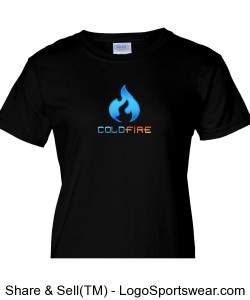 Coldfire Female T-shirt Black Design Zoom