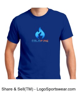 Coldfire T-shirt Blue Design Zoom